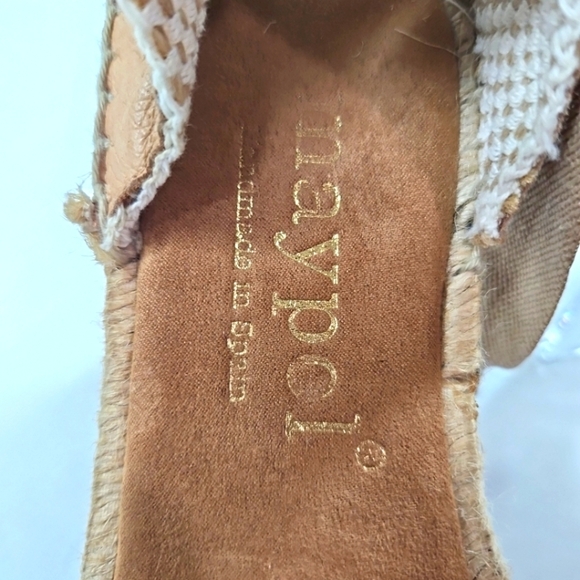 Maypol Tan Espadrilles Sandals Size 36 - Picture 4 of 7